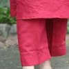 classic pink everyday cotton kurta set (copy)