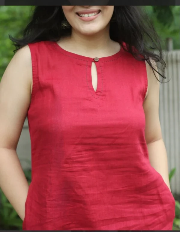 classic pink everyday cotton kurta set (copy)