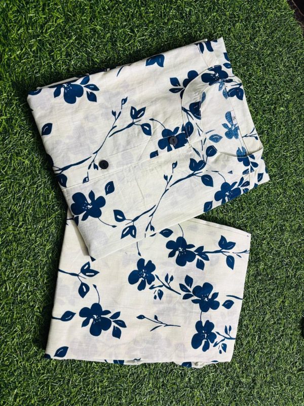 printed summer cotton co ord set
