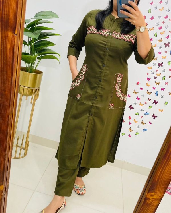 pure fine cotton embroidered kurta set (copy) pure fine cotton embroidered kurta set (copy)