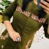 pure fine cotton embroidered kurta set (copy)