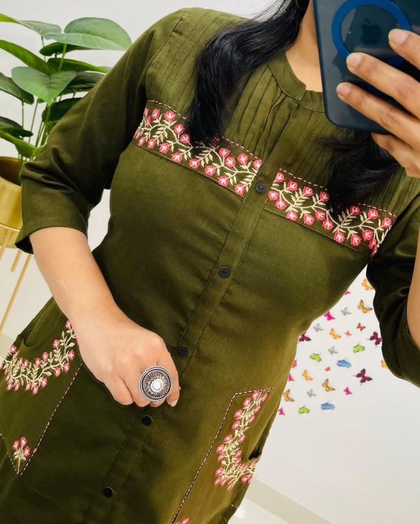 pure fine cotton embroidered kurta set (copy) pure fine cotton embroidered kurta set (copy)