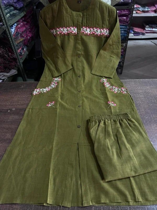 pure fine cotton embroidered kurta set (copy) pure fine cotton embroidered kurta set (copy)