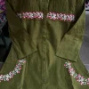 elegant pure cotton embroidered kurta set