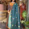 elegant pure cotton embroidered kurta set (copy)
