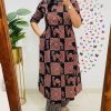 women's printed cotton anarkali dupatta set (copy)