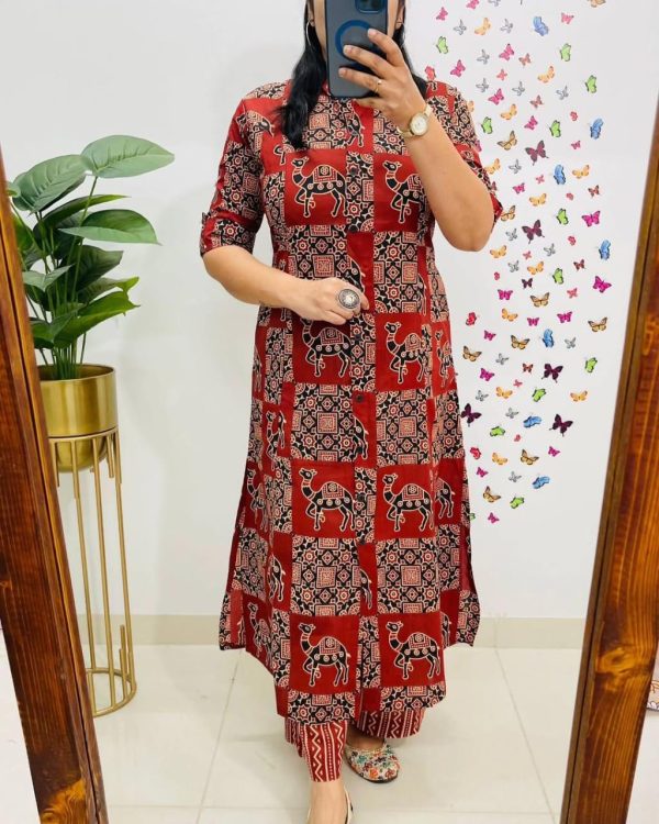 red premium jaipuri floral fine cotton co ord set black premium jaipuri floral fine cotton co ord set (copy)