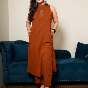 rust elegance co ord set