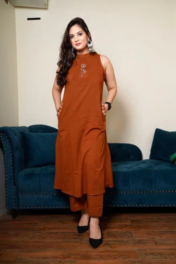 rust elegance co ord set