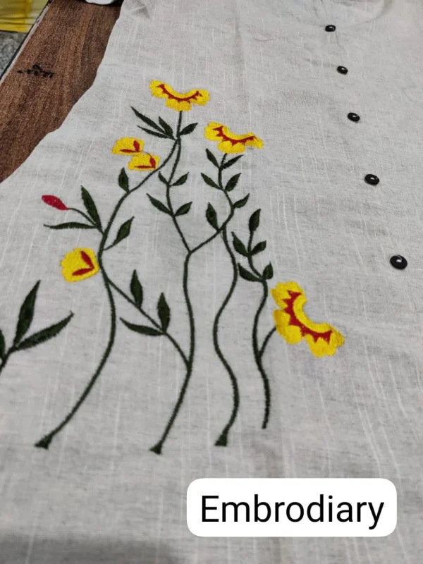 women grey cotton middi gown