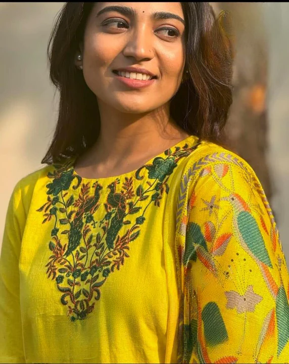 women cotton yellow dupatta set (copy) women cotton slub yellow and madhubani print dupatta set