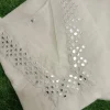 women off white chanderi dupatta set