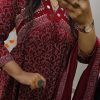 teal blue traditional printed dupatta set (copy)