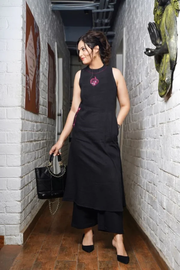 black elegance co ord set